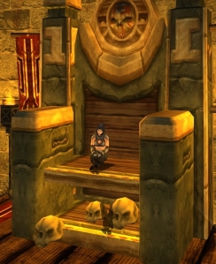 Enjoying the Splinterskull throne. It's lonely being an Assassin--and Sukitetica likes it that way, mostly.